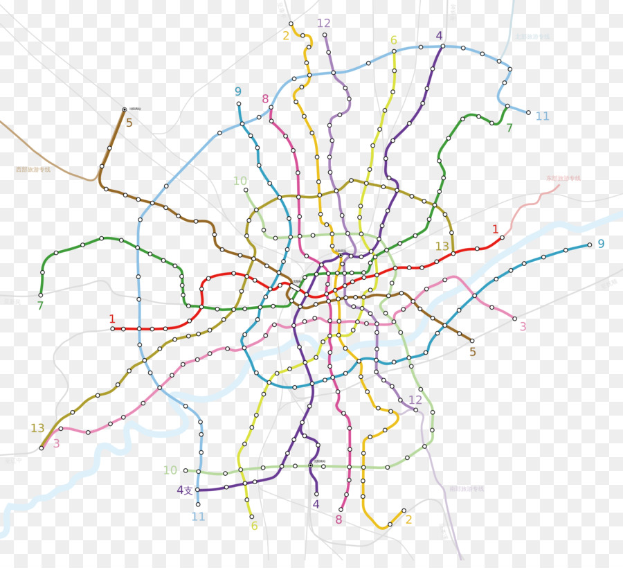 Shenyang Metro，1 Satır PNG