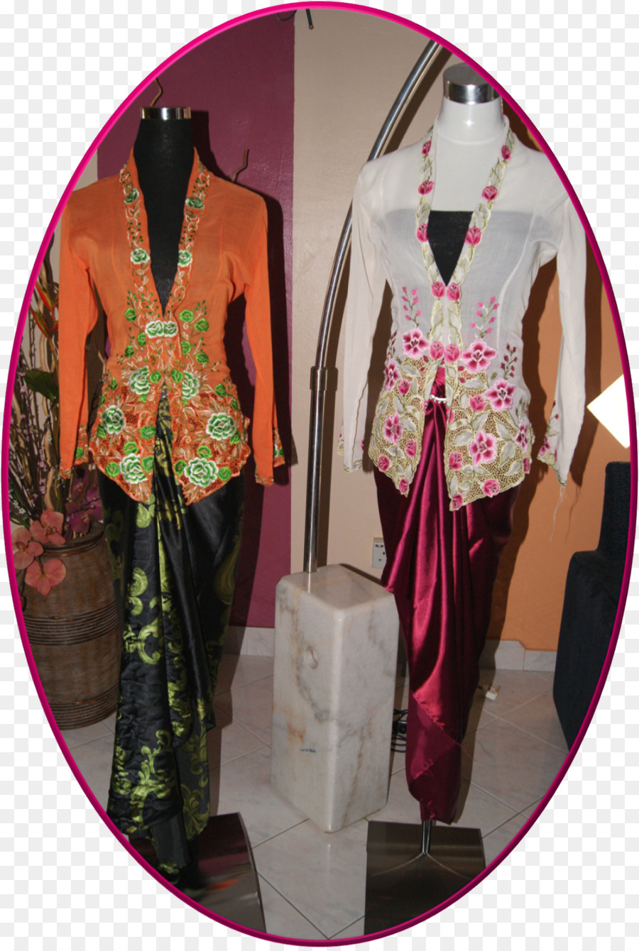 Kebaya，Elbise PNG