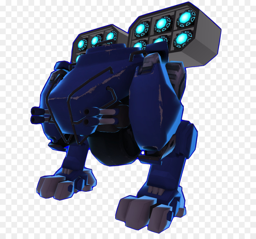 Robot，Kobalt Mavisi PNG