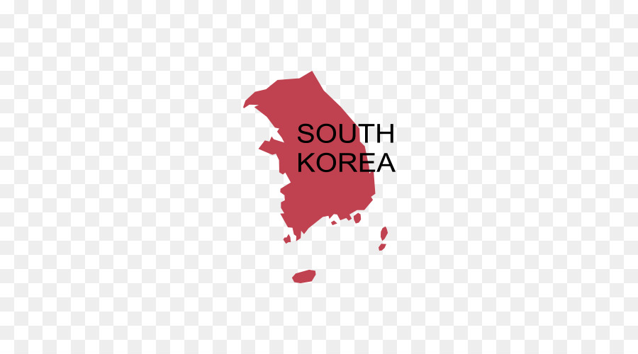 Güney Kore，Harita PNG