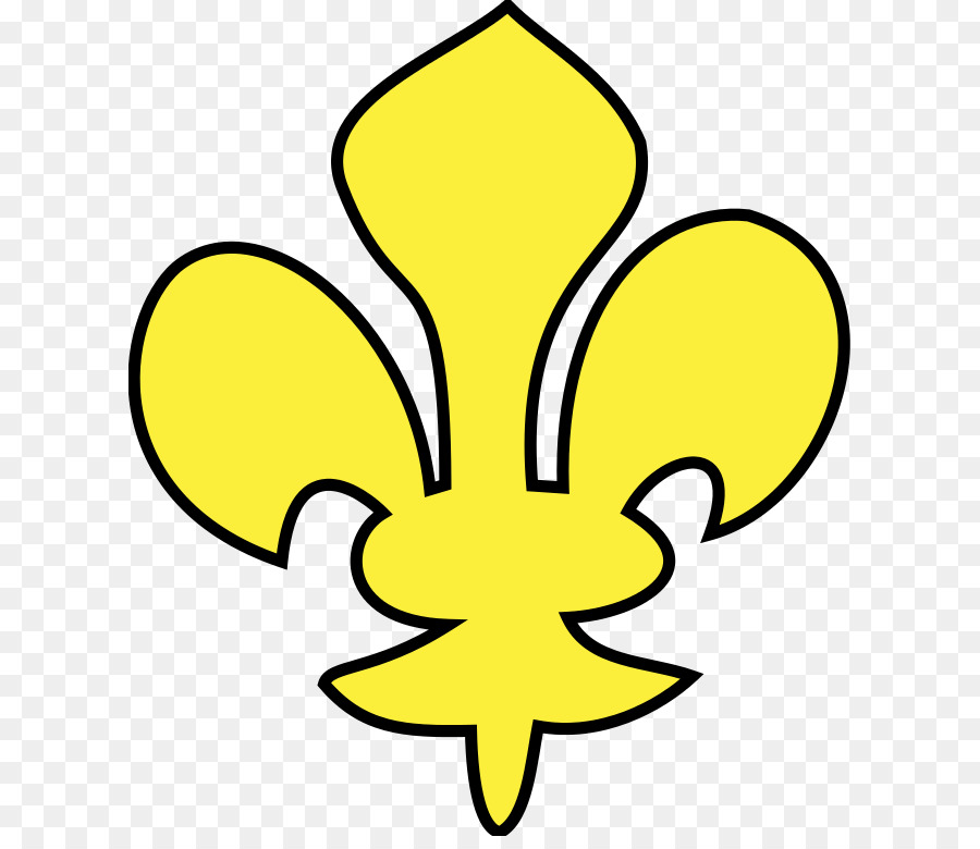 Fleur De Lis，Sarı PNG