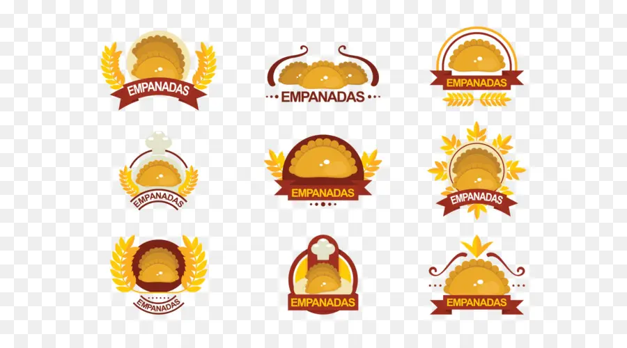 Empanada Logoları，Yiyecek PNG