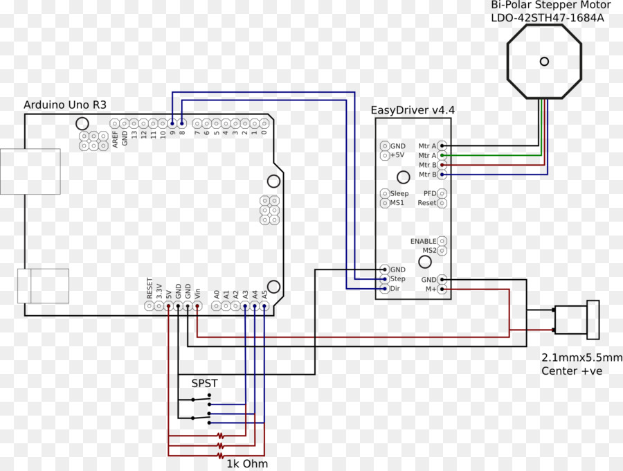 Step Motor Devre Semasi Devre Semasi Elektrik Tel Ve Kablo Elektronik Devre Digerleri Seffaf Png Goruntusu