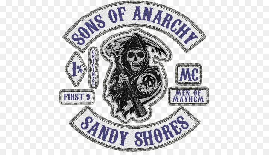 Sons Of Anarchy Sandy Shores Yaması，Motosiklet Kulübü PNG