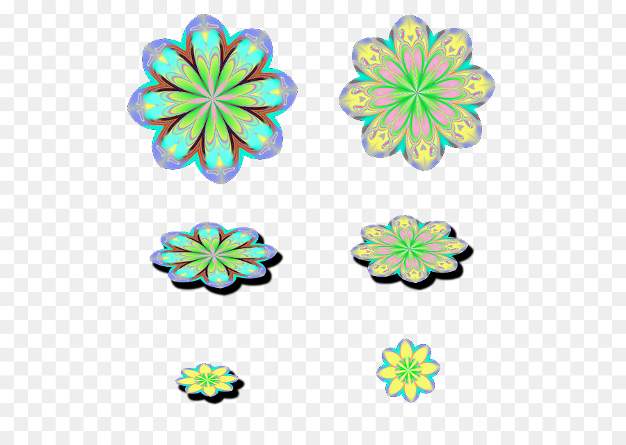 Kesme çiçekler，Simetri PNG