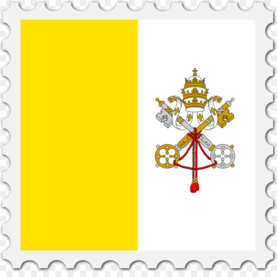 Vatikan şehri，Vatikan Bayrağı PNG