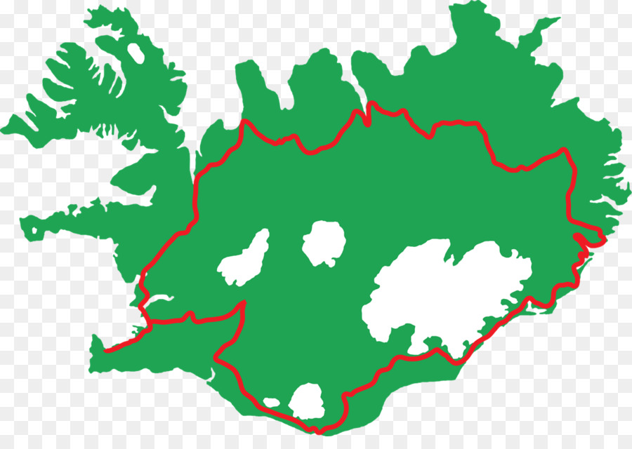 Güney Bölgesi İzlanda，Harita PNG