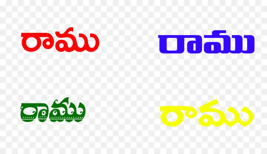 Telugu Metin，Telugu Dili PNG