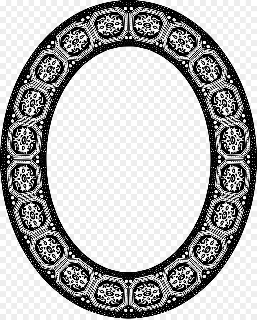 Çerçeve，Oval PNG