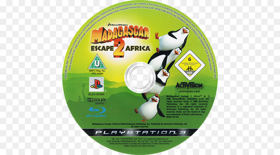 Madagaskar Escape 2 Afrika，Playstation 3 PNG