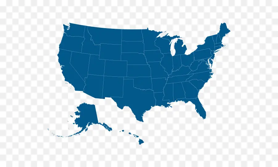 Amerika Birleşik Devletleri，Harita PNG