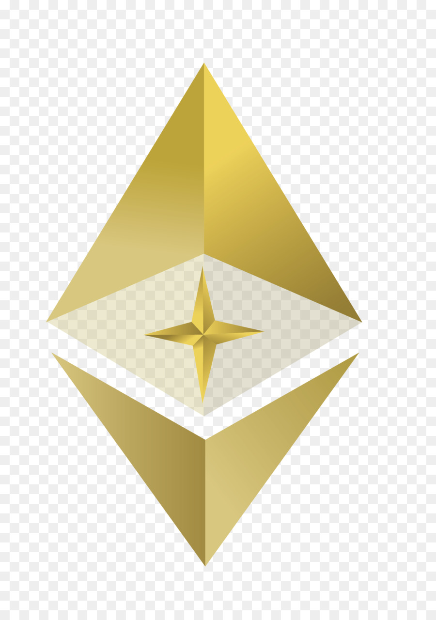 Altın Ethereum Sembolü，Kripto Para Birimi PNG