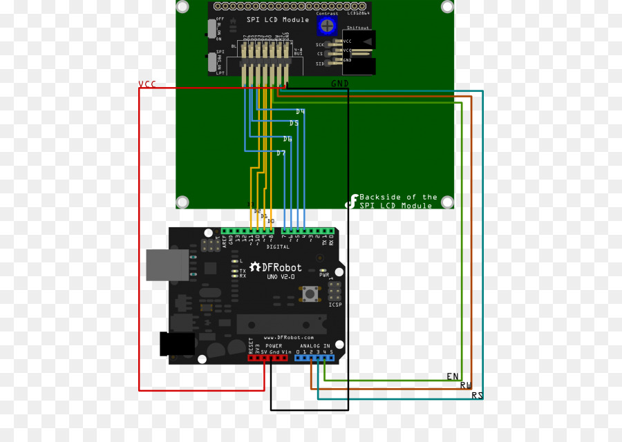 Arduino，Liquidcrystal Görüntüle PNG