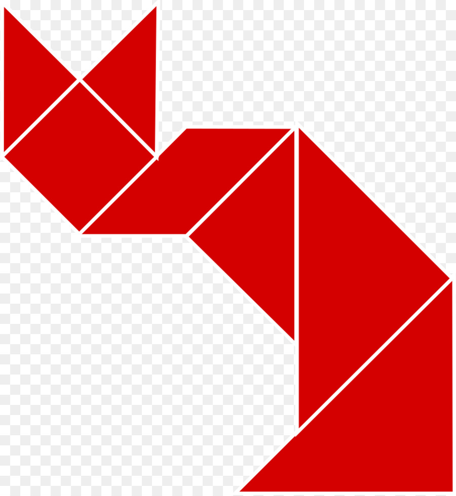 Kırmızı Balık，Tangram PNG