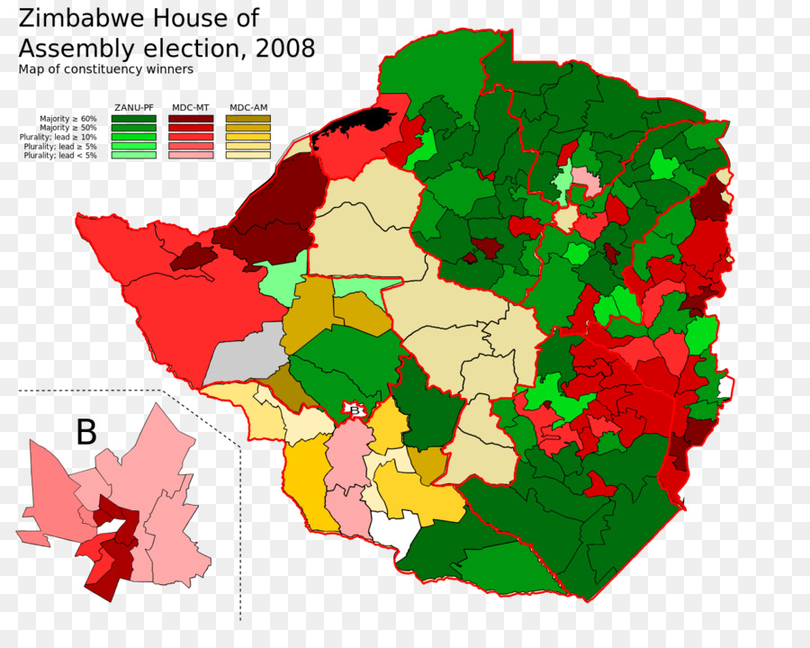 Zimbabve，Harita PNG