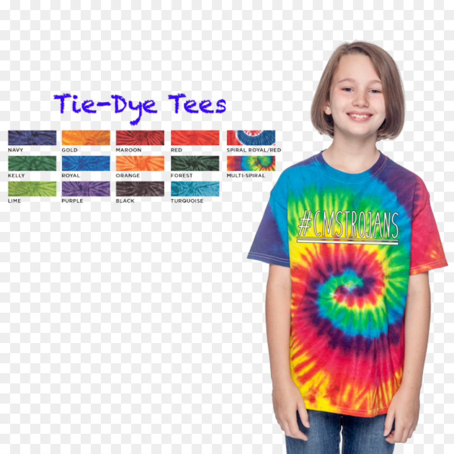 Tshirt，Tiedye PNG