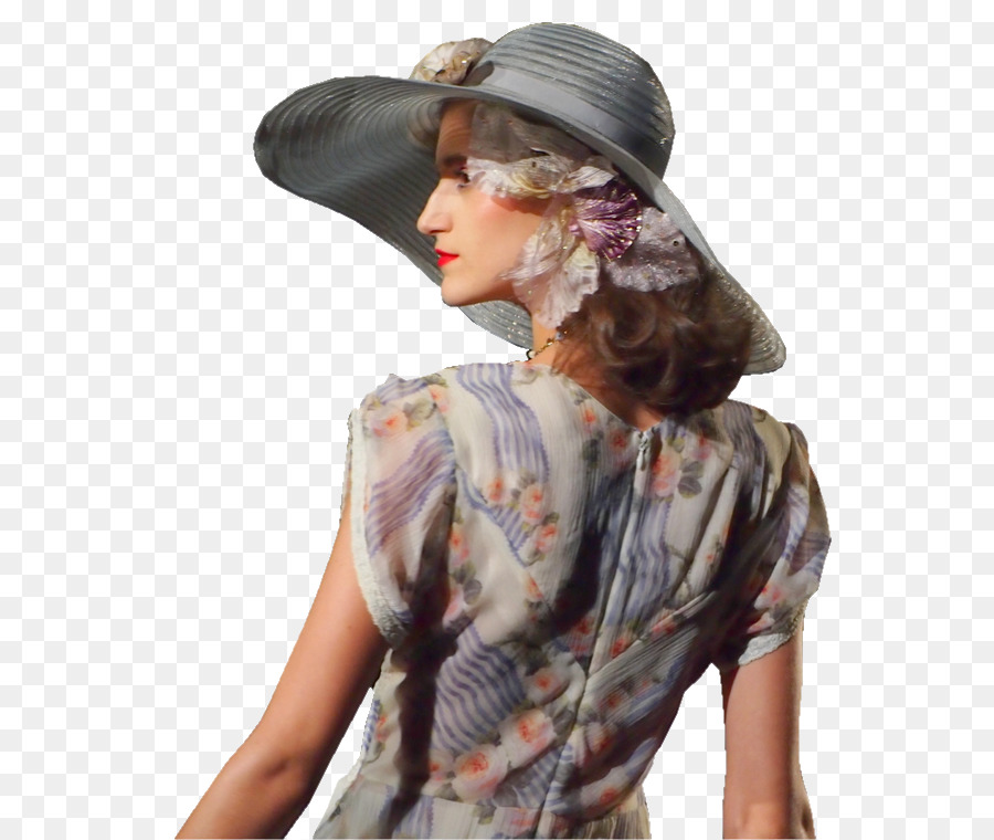 Güneş şapkası，Moda Model PNG