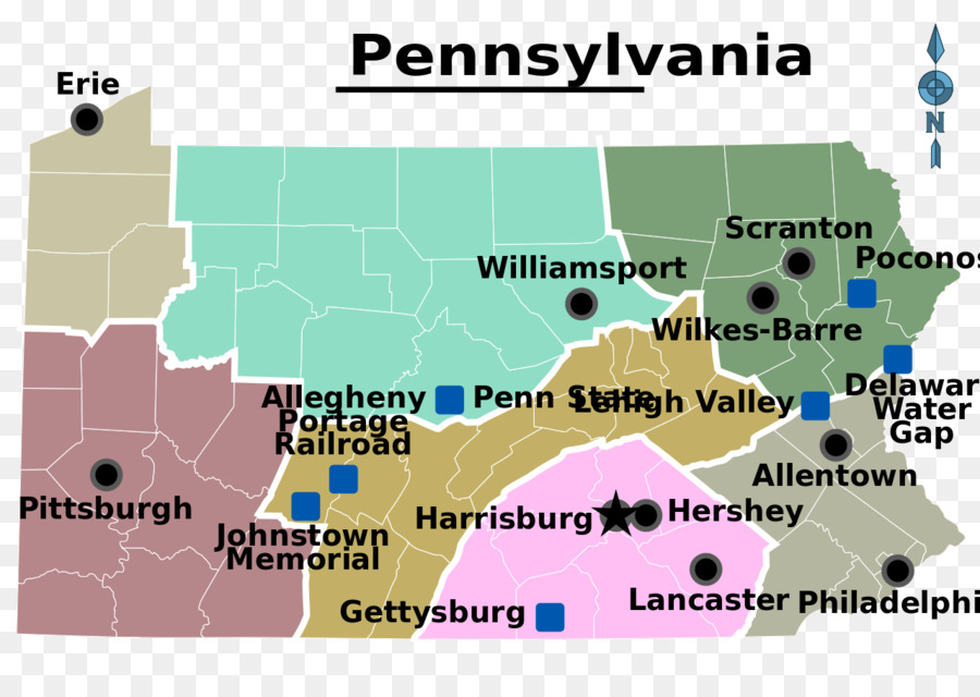 Pennsylvania Bölge，Kuzeybatı Pennsylvania PNG