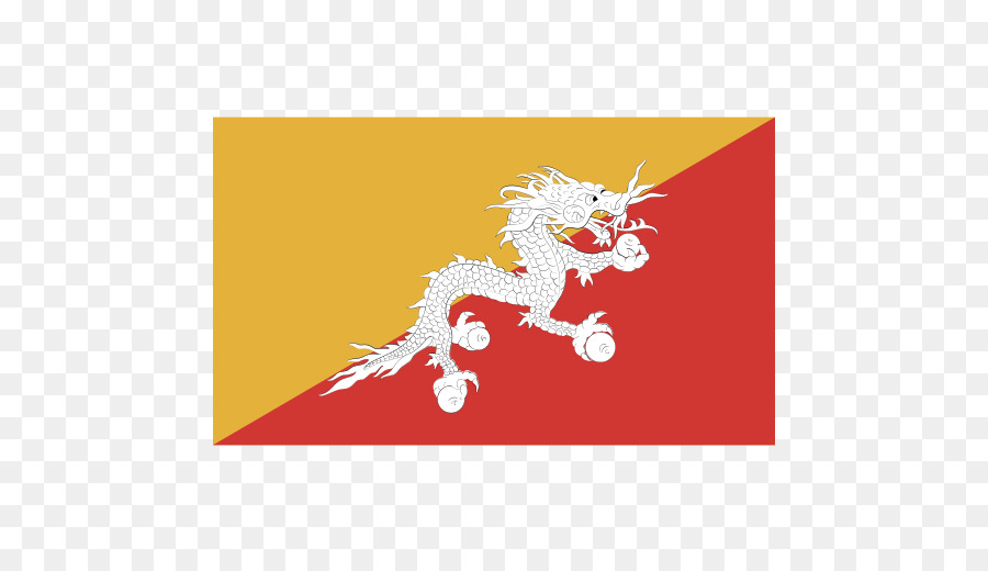 Bhutan，Bhutan Bayrağı PNG