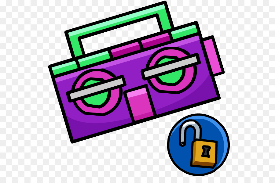 Kulüp Penguen，Boombox PNG