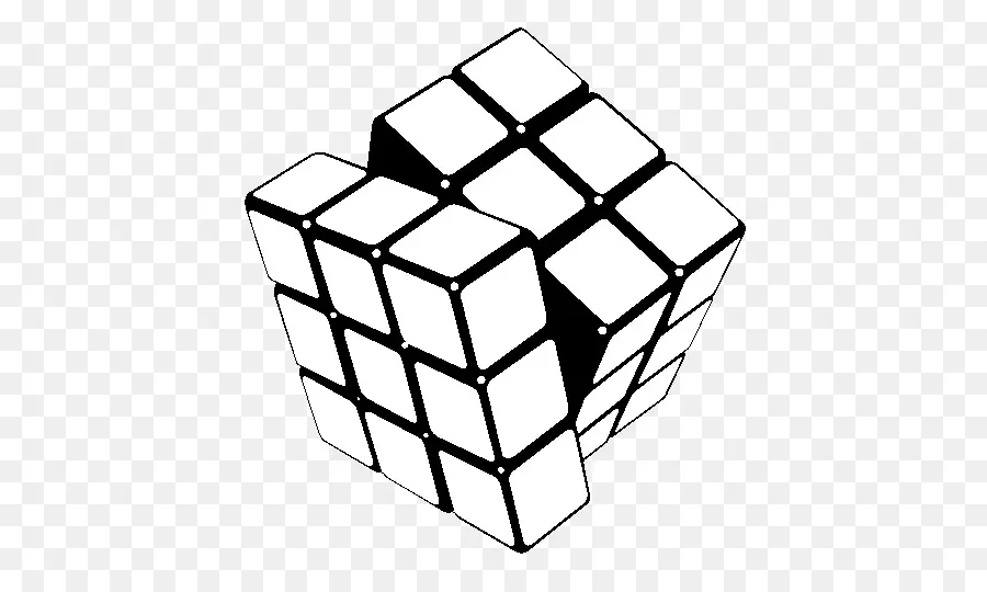Rubik Küp，Duvar çıkartması PNG