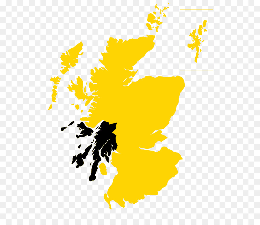 İskoçya，Harita PNG