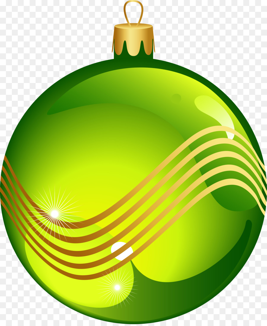 Yeşil Süsleme，Noel PNG