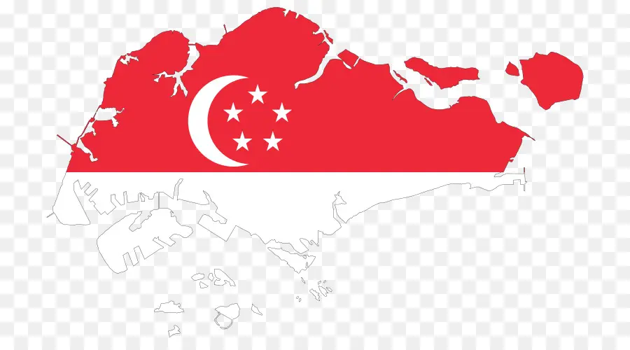 Singapur Haritası，Ülke PNG