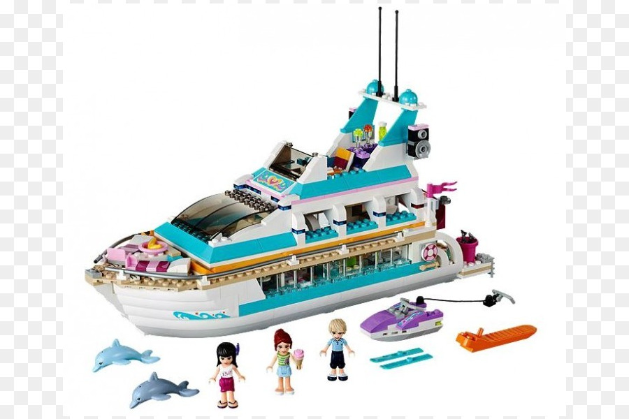 Amazoncom，Arkadaşlar Lego 41015 Dolphin Cruiser PNG
