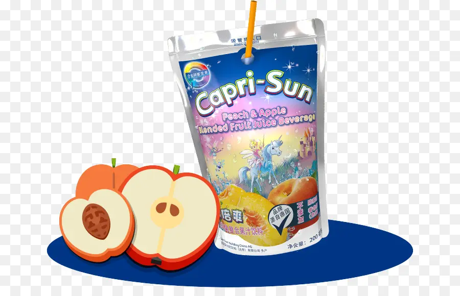 Şeftali Elması Capri Sun，Capri Güneş PNG