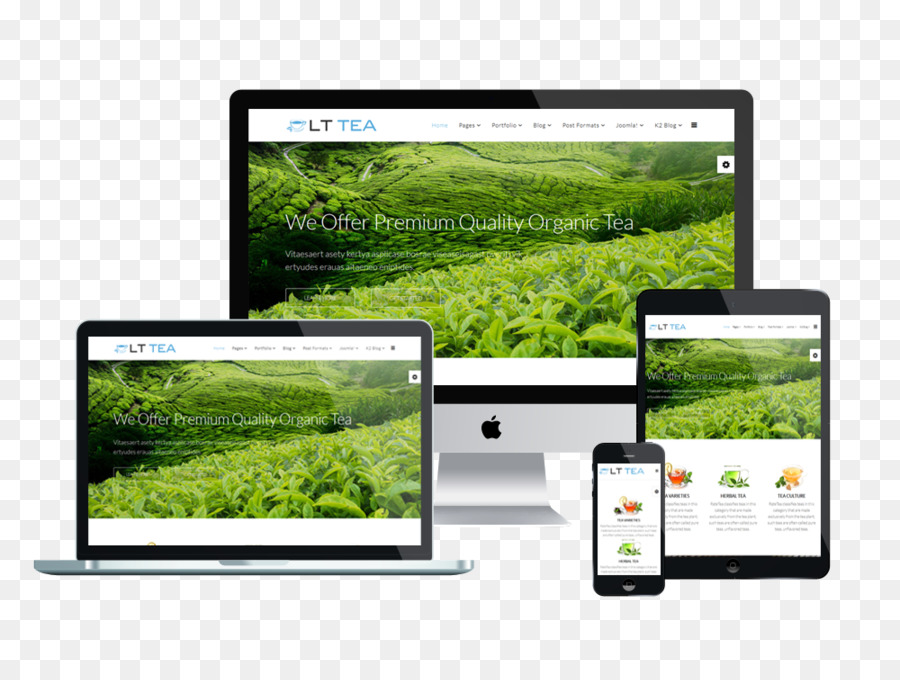 Duyarlı Web Tasarım，çay PNG