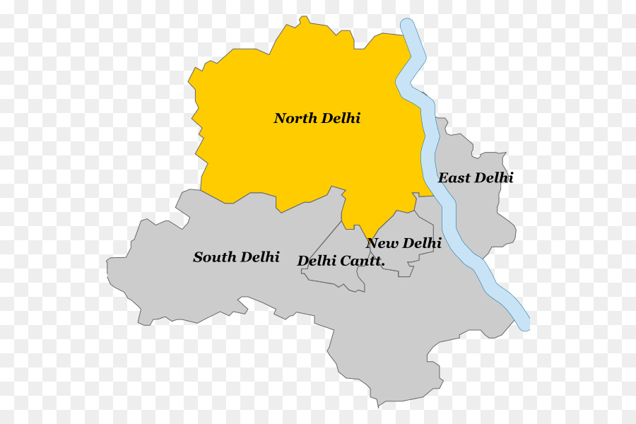 Delhi Haritası，Delhi PNG