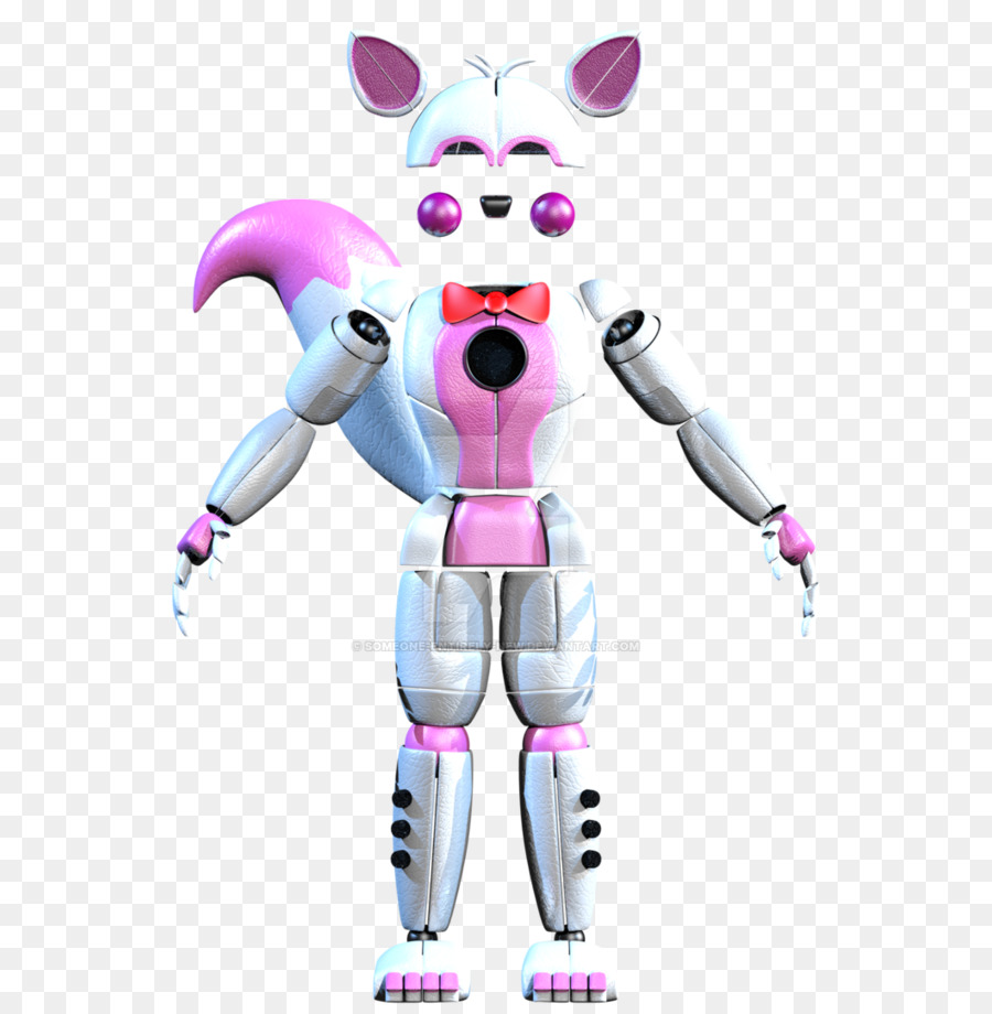 Pembe Ve Beyaz Robot，Robot PNG