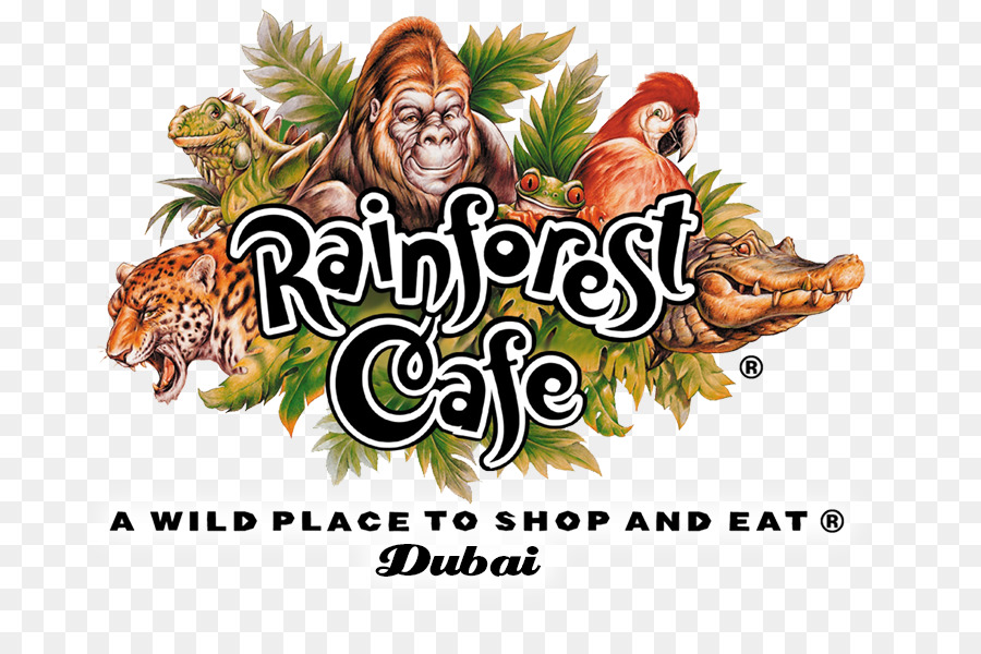 Yağmur Ormanı Cafe Logosu，Dubai PNG