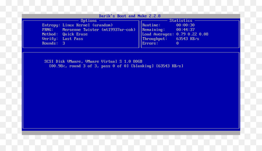 Darik Boot Ve Nuke，ölüm Mavi Ekran PNG