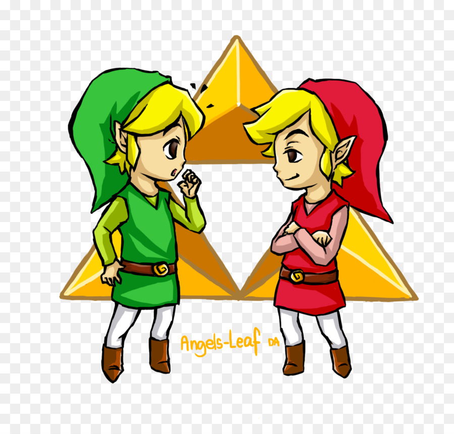 Zelda Dört Kılıç Maceraları Efsanesi，Geçmişe Legend Of Zelda Link Ve Dört Kılıç PNG