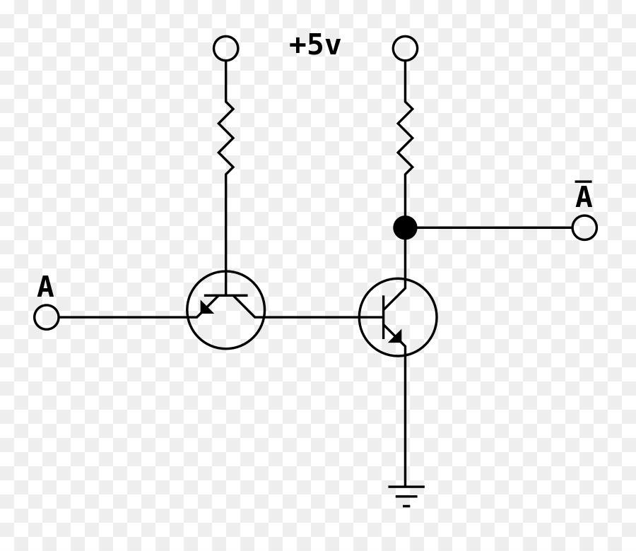 Transistortransistor Mantık，çevirici PNG