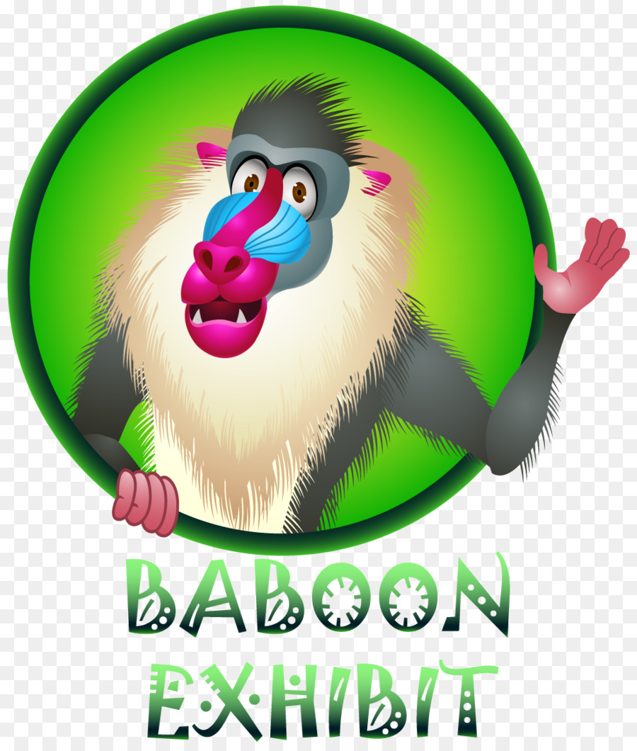 Babunlar，Mandril PNG