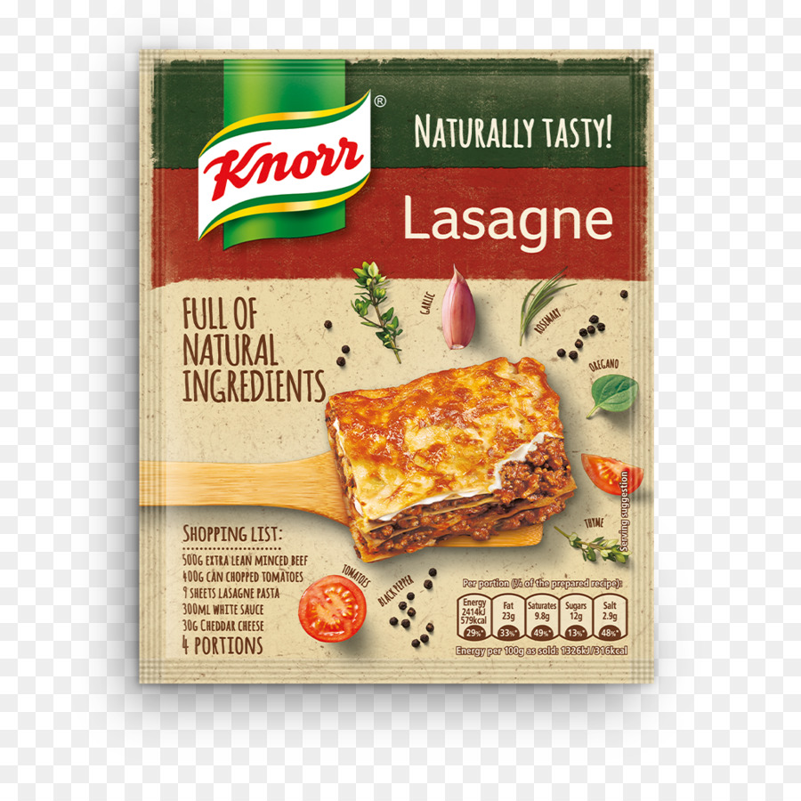 Lazanya Karışımı，Knorr PNG