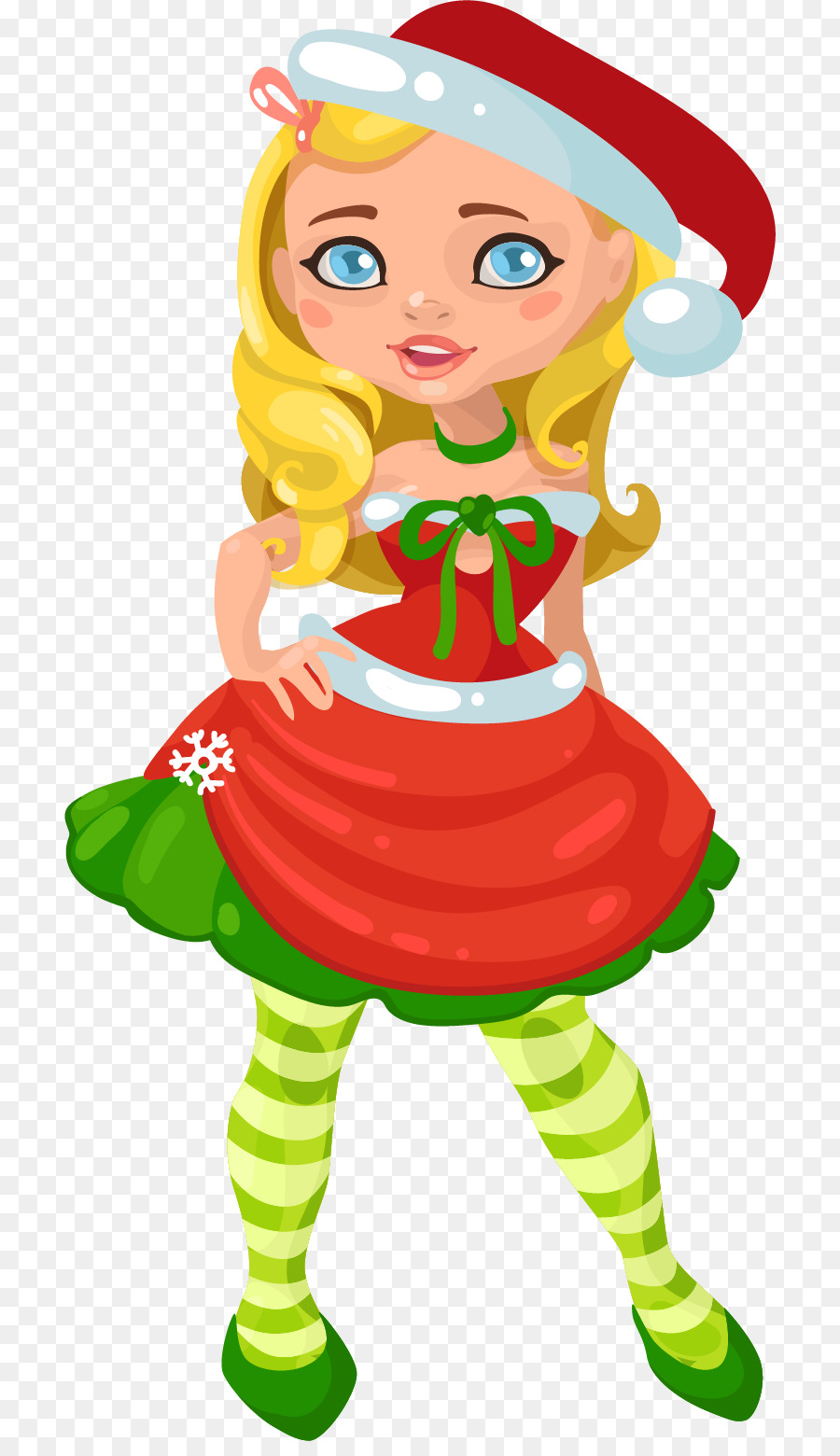 Noel Elf Kızı，Elf PNG