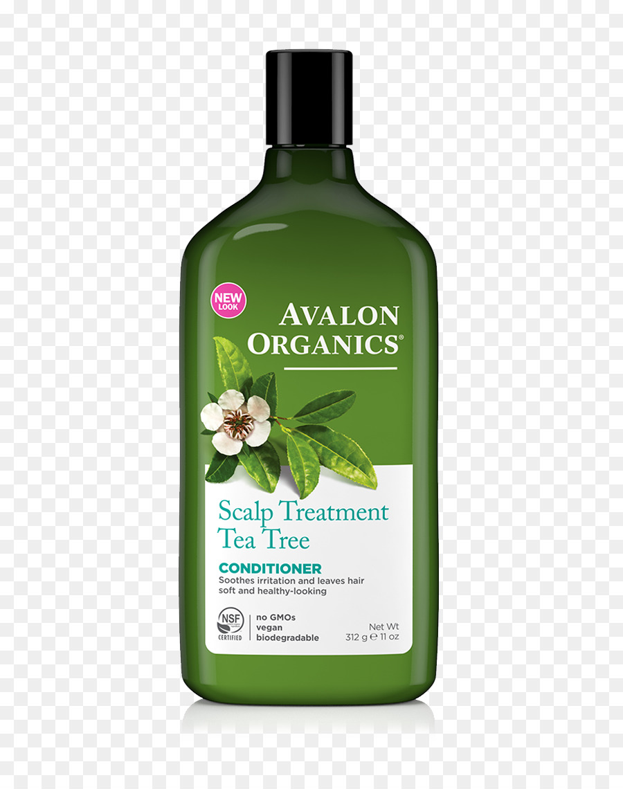 Avalon Organics Çay Ağacı Nane Tedavi Şampuan，Saç Kremi PNG