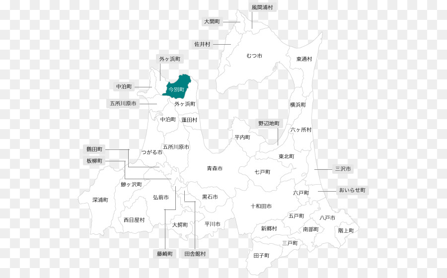 Aomori şehri，Diyagramı PNG