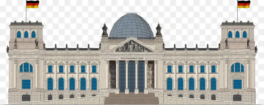 Reichstag Binası，Almanya PNG