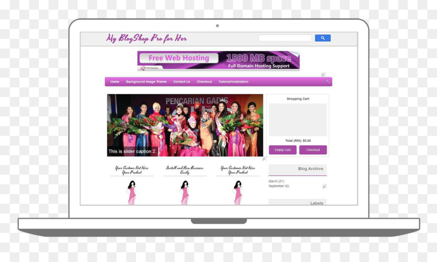 Web Sayfası，Tema PNG