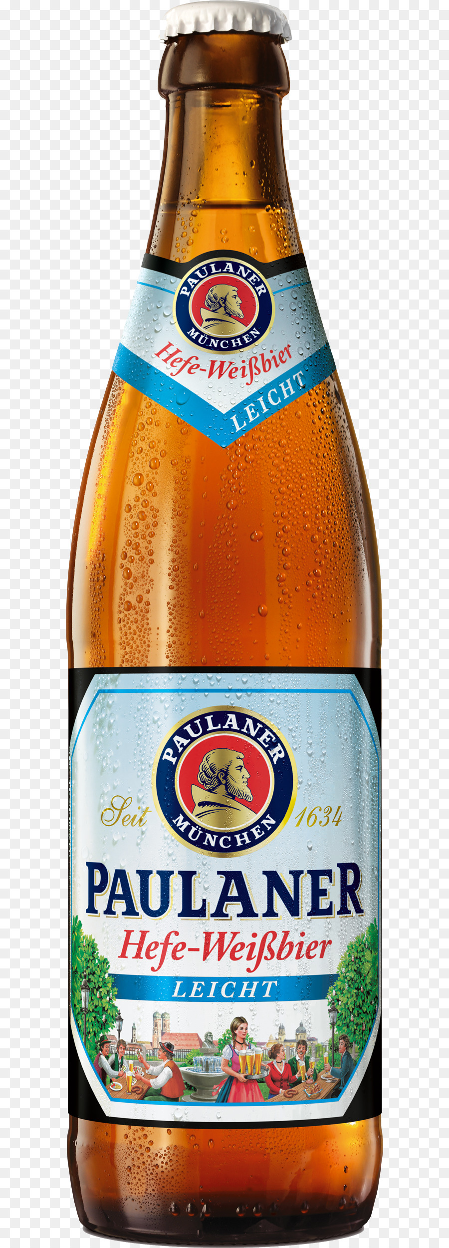 Paulaner Hefe Weißbier Şişesi，Bira PNG