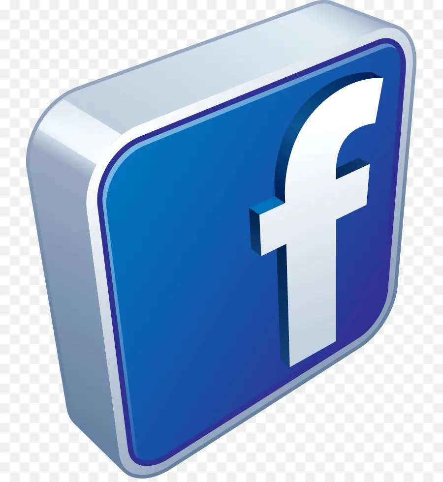 Facebook Logosu，Mavi PNG