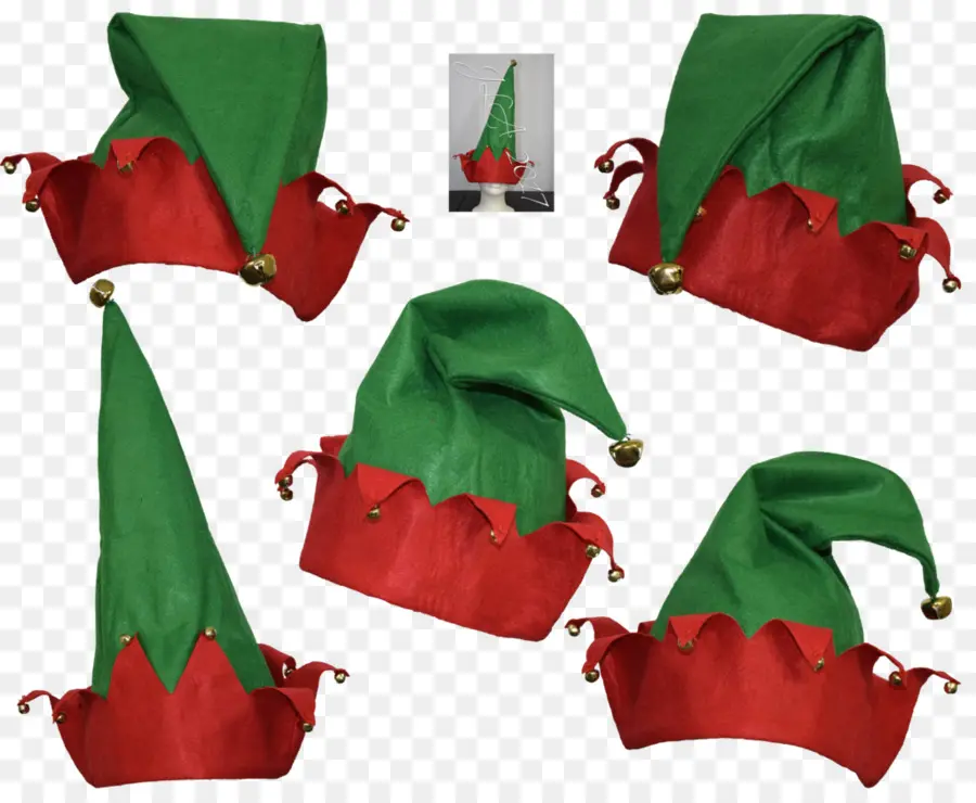 Elf şapkaları，Noel PNG