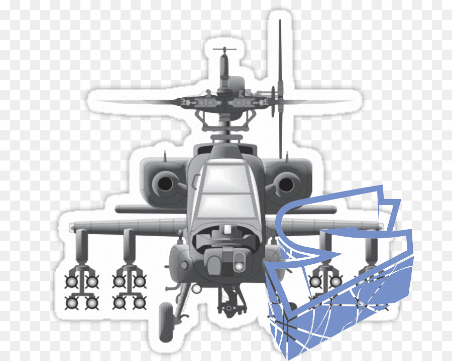 Boeing Ah64 Apache，Duvar çıkartması PNG