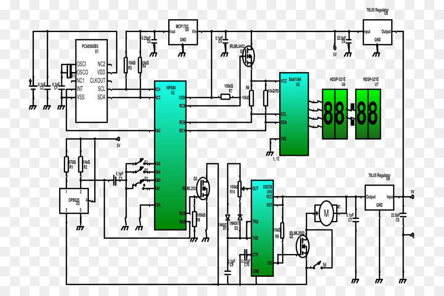 Elektrik şebeke，Teknik çizim PNG