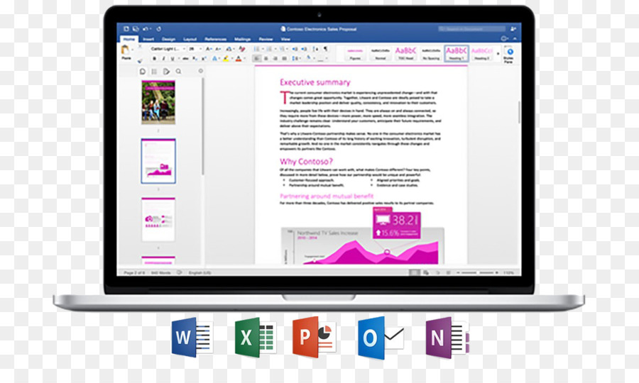 2016 Microsoft Office，Mac Için Microsoft Office 2016 PNG